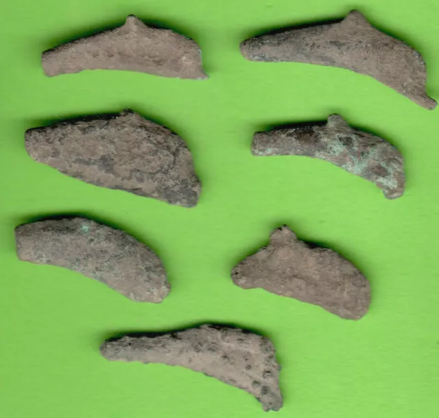 Olbia Fundido Bronce Delfín Ca 5Th CB Ucrania Griego Rusia Lote De 7 Delfín 228