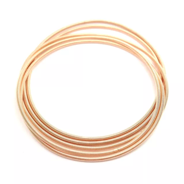 5 Rose Gold Plated Gimp Wire - French Wire - 18cm (L) 1.8mm - Protector - P00894