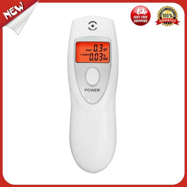 es LCD Digital Breath Alcohol Analyser Breathalyzer Detector Inhaler Alcohol Met