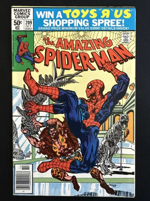 The Amazing Spider-Man #209 Marvel Comics 1st Print Bronze Age 1980 Fine/VF