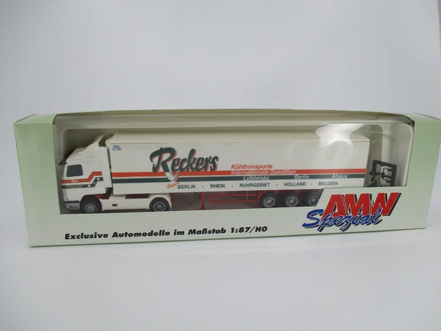 AWM Urs Bühler Scania 4 R Schubbodenauflieger 55070 | UK