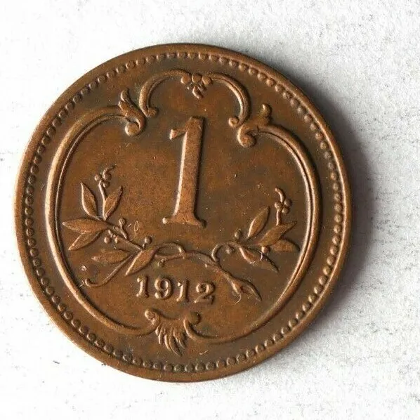 1912 AUSTRIA HELLER - High Quality Collectible Coin - FREE SHIP - Bin #171