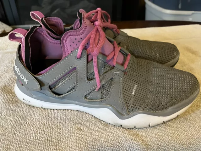 Reebok Z Cut TR 2.0 Running/Training Shoe Gray/Purple Womens Size 8.5