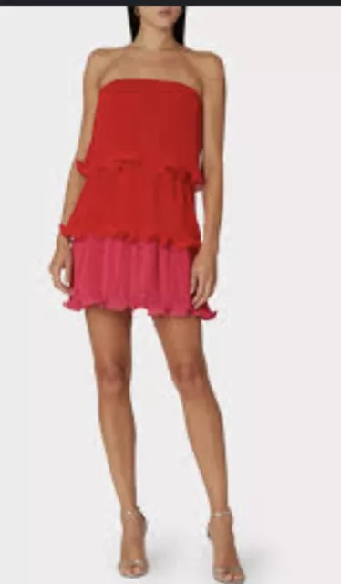 Milly Sylvie Pleated Mini Dress Size 2/XS  New NWT