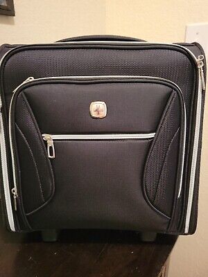 SWISSGEAR Checklite Underseat Carry On Luggage Suitcase, Glently Used