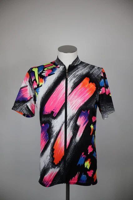 Maillot Cyclisme Vintage Team Polti Fausto Coppi 1999, SMS Santini, Taille XXL, état Excellent