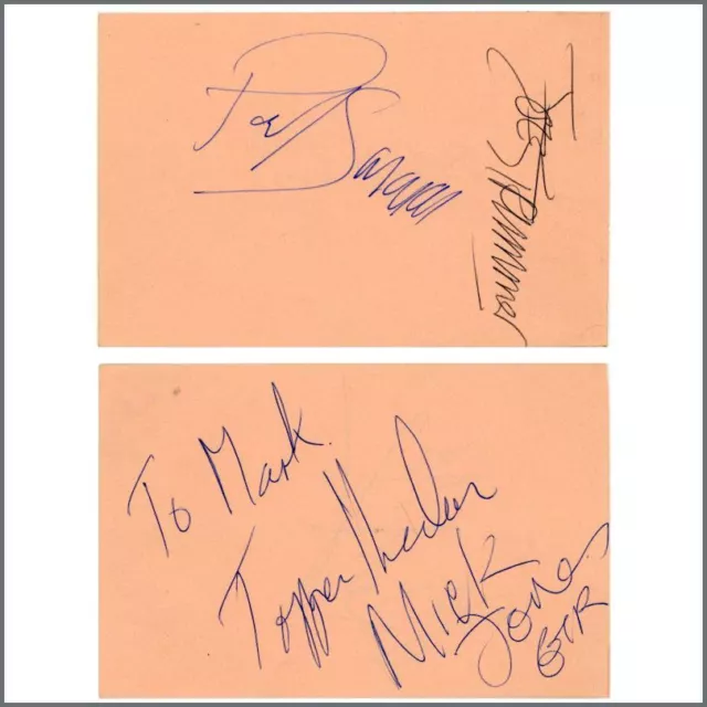 The Clash 1980 Blackburn Autographs (UK)