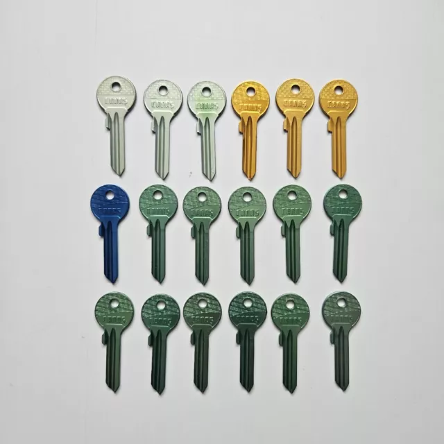 18x Universal Key Blanks Canas UL24-Titanium Aluminum very Light