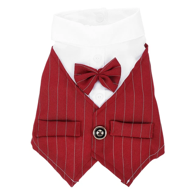 Puppy suit with bow tie Hochzeitsanzug mit Fliege Breom Party Welpe Katzenkostüm