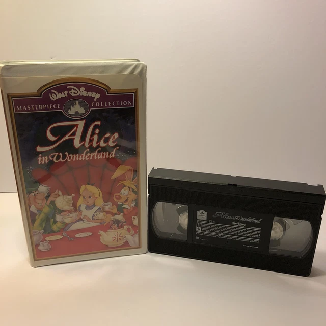 RARE ALICE IN Wonderland (VHS) Walt Disney Masterpiece Collection £1.55 ...