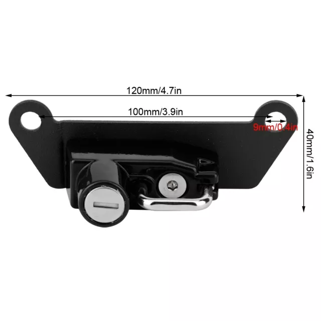 Car Motorcycle AntiTheft Helmet Lock For RC125 RC390 RC250(Black )(Black )