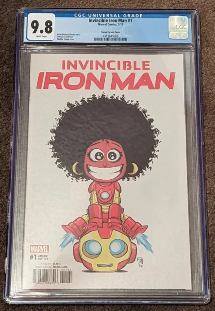 Invincible Iron Man (2017) 1 Skottie Young VARIANT  CGC 9.8