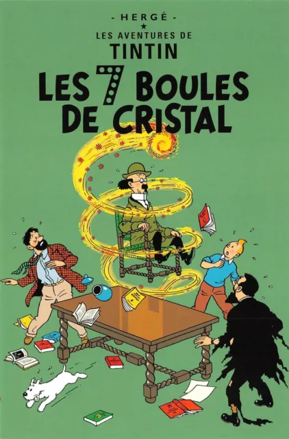 Carte Postale - Les Aventures de Tintin - Les 7 Boules de Cristal