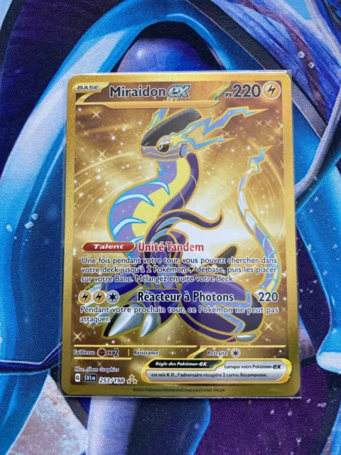 Carte Pokémon EV01 253/198 Miraidon EX GOLD SECRETE