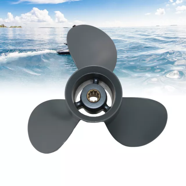 Outboard Propeller 9 7/8x9 For Honda 25-30HP Aluminum10 Tooth 58130-ZW2-F11ZA