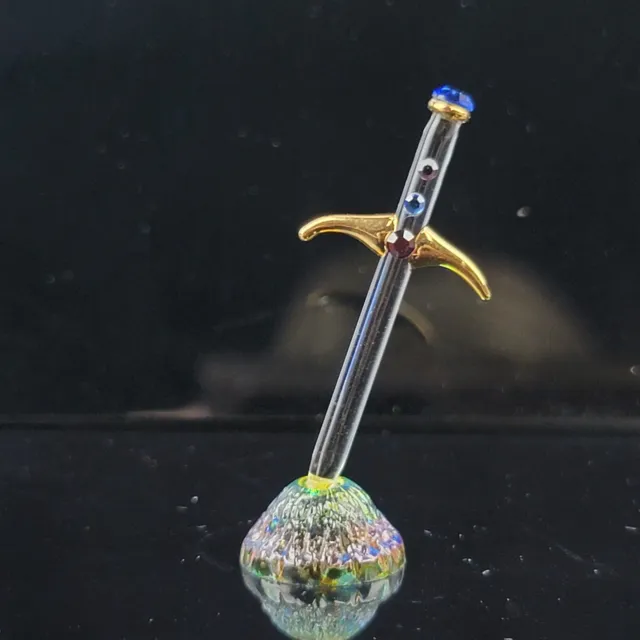Glass Sword in Stone Excalibur Figure