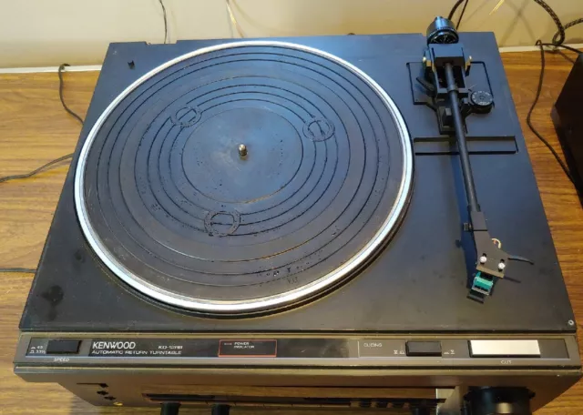Kenwood KD-12RB, Automatic Return Belt-drive Turntable New Cartridge
