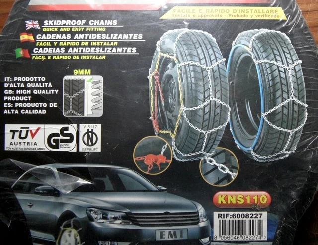 Catene Da Neve 225 55 R17 Catene Da Neve OMOLOGATE O-Norm TUV SMC