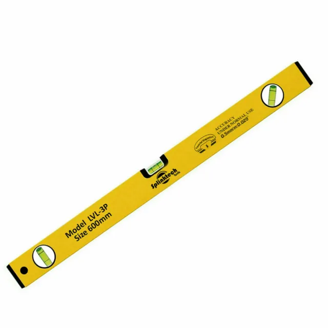 3 Piece Professional Spirit Level Builders Aluminium DIY Long Set 400/600/1000mm 2