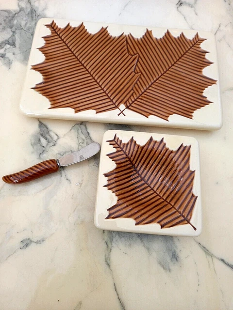 Plateau a fromages en teck et verre fume, vintage scandinave