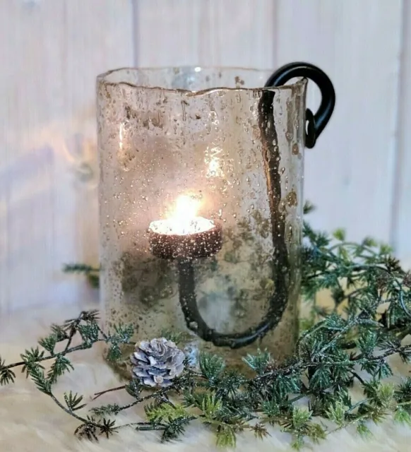 Kerzenhalter Teelicht Stabkerze schwarz Metall für Windlicht Kerzenglas Kerze