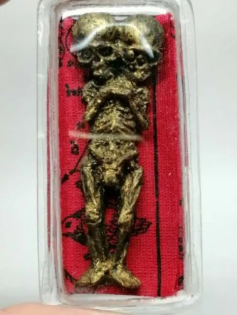 Haunted 3Baby Doll 2Heads Spirit Voodoo Kuman Thong Thai Amulet Power Talisman
