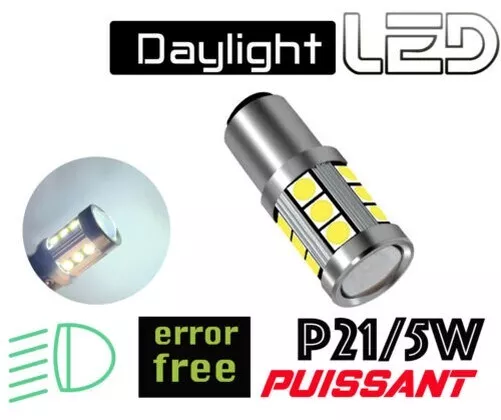 1 Leuchtmittel BAY15D P21/5W Beleuchtung Tag Tagaktiv -fahrt Position Weiße LED