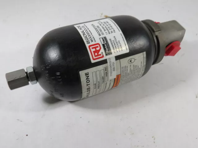 Parker 834340 Pulse-Tone Shock Accumulator 1QT 3000 PSI  USED