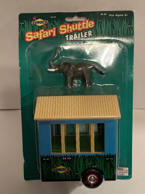 2001 Sunoco Safari Trailer with Elephant Promotional Toy Collectible