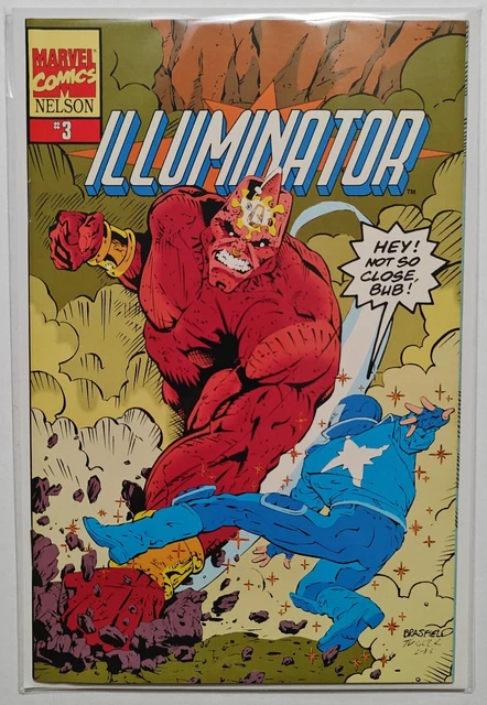 ILLUMINATOR #3 of 3 (1993) - RARE LOW PRINT CHRISTIAN HERO - Marvel NELSON VF/NM
