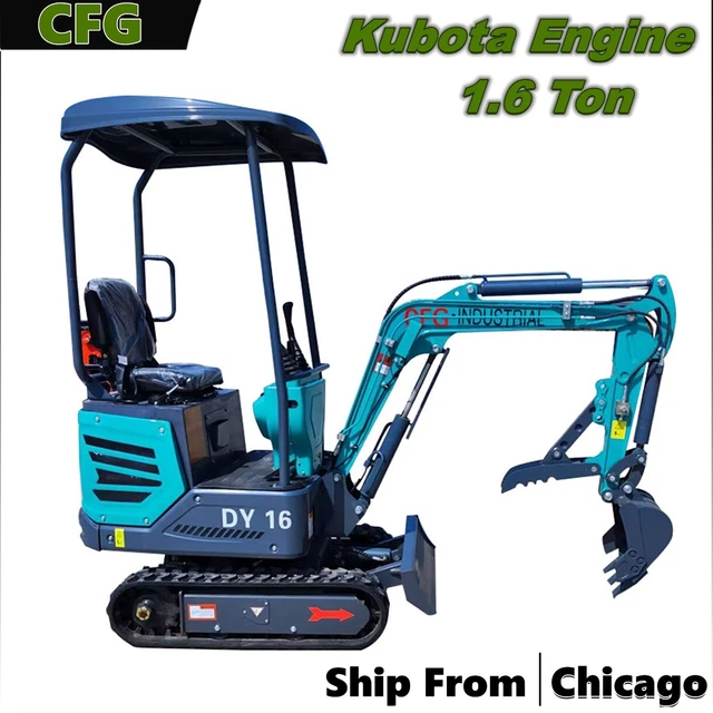 2023 1.6 Ton Mini Excavator with Kubota Engine NEW ARRIVAL