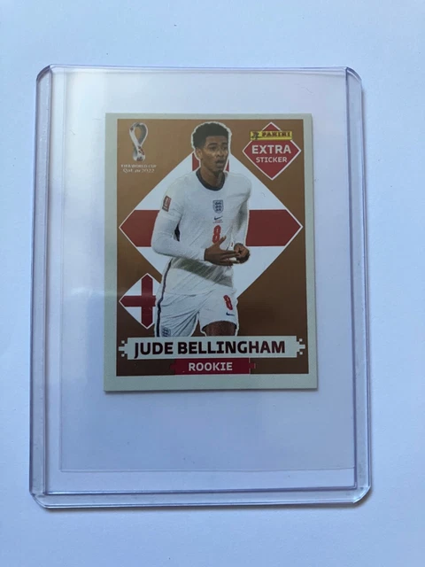 PANINI FIFA WORLD Cup Qatar 2022 Jude Bellingham Rookie Extra Sticker ...
