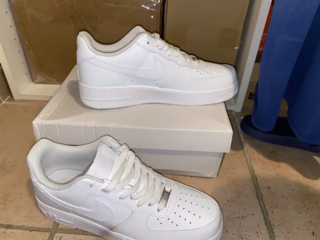 Nike air Force 1 '07 Baskets Mode Homme - Blanc 43