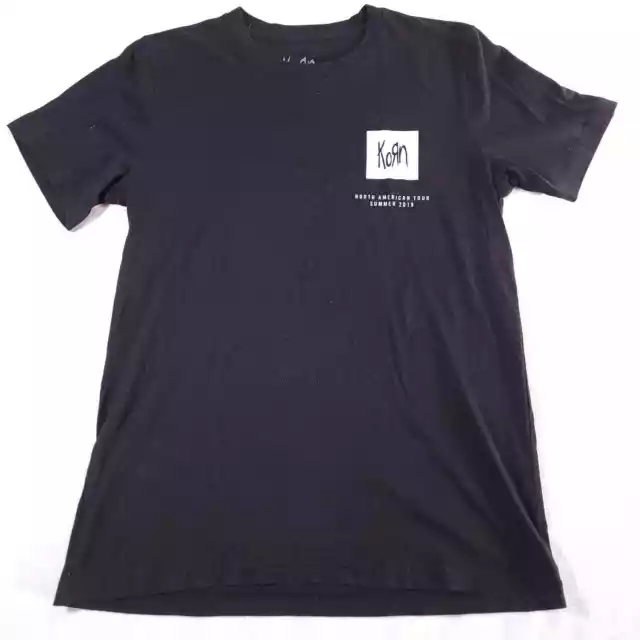 Korn 2019 North American Tour Size Medium Black Shirt