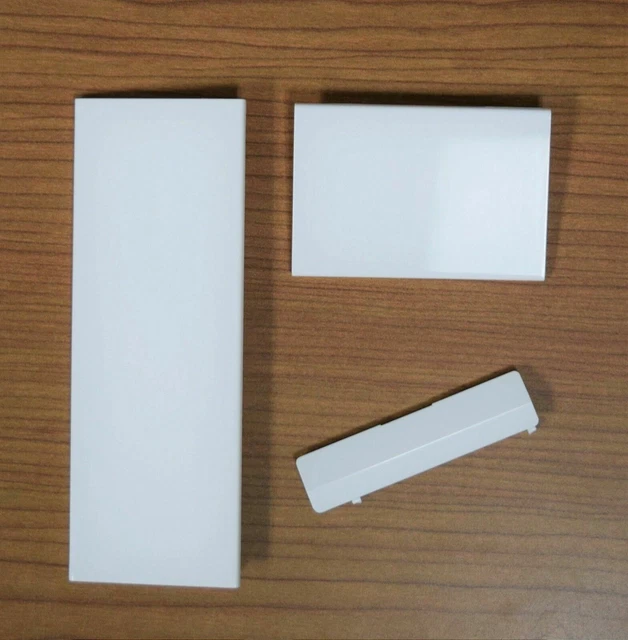3 NEW WHITE Replacement Door Slot Cover Lid Set for Nintendo Wii
