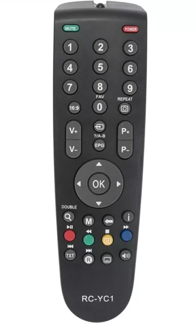 Remote Control Replaced for GRUNDIG RC-GD1 RC-23 RC-Y1 RC-YC1 32VLE4304BF...