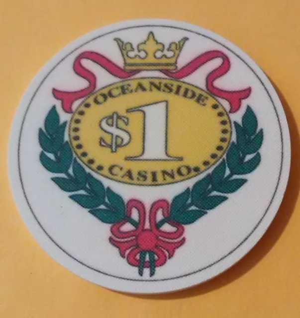 Oceanside Casino Russia? $1.00 Gaming Chip Chip Great For Any Collection!