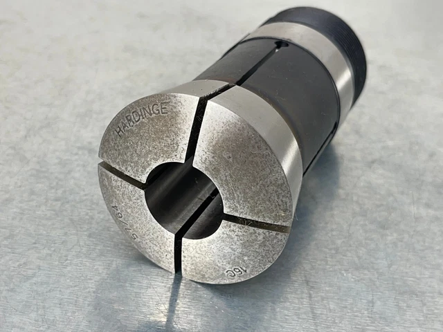 Hardinge 16C Collet 57/64" Round Smooth Internal Thread