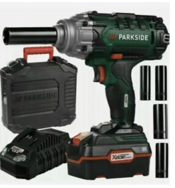 PARKSIDE 20V CORDLESS VEHICLE IMPACT WRENCH *PASSK 20-Li B2* + BATTERY + CHARGER