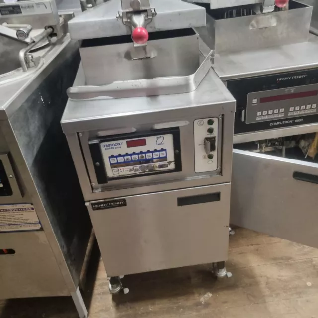 Henny Penny Gas Pressure  Fryer .fastron Em-99 Sms Fry Chicken Machine