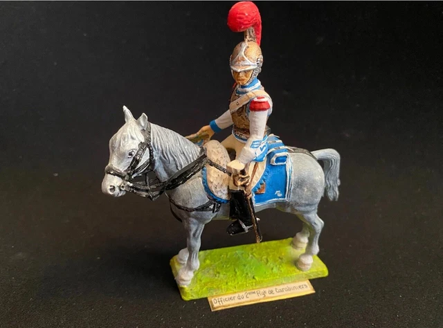 Figurine Starlux Empire - Timbaleur Du 2ème Régiment Carabinier - 54mm - Occasion (manques)