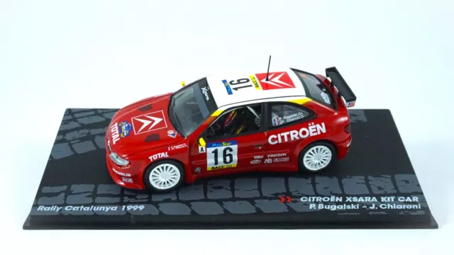 1:43 Citroen Xsara Kit Car 1999 Catalunya Rally Bugalski wrc rallye Eaglemoss