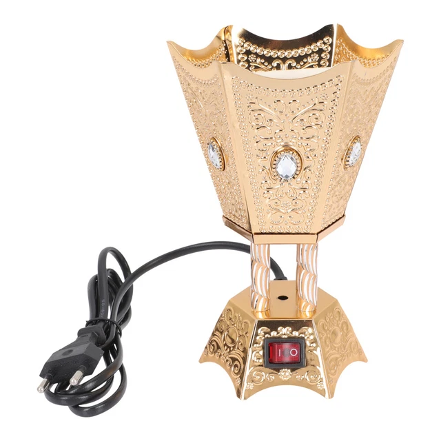 Zap Impex Bruciatore di incenso in ottone con manico lungo in legno (dimensioni 9 pollici