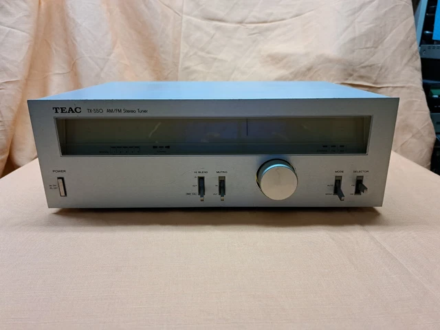 TEAC TX550 SINTONIZZATORE RADIO AM/FM Stereo TUNER Vintage Originale ...