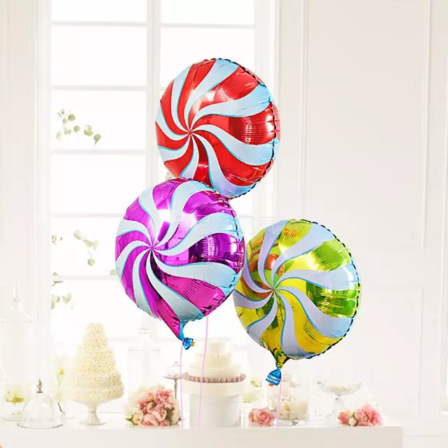 10pcs Lollypop  Feuille Ballons de Mariage  D'anniversaire Décor Enfants Jouet