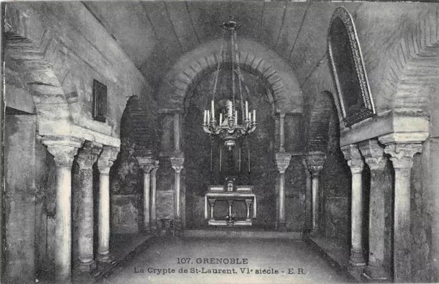 CPA 38 - Grenoble - La Crypt Of st-Laurent. VI Century