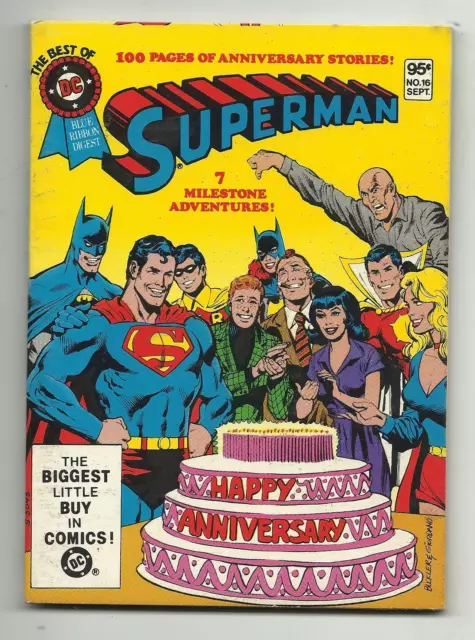 Best of DC Blue Ribbon Digest #16 - Superman - Batman - Lex Luthor - FN 6.0
