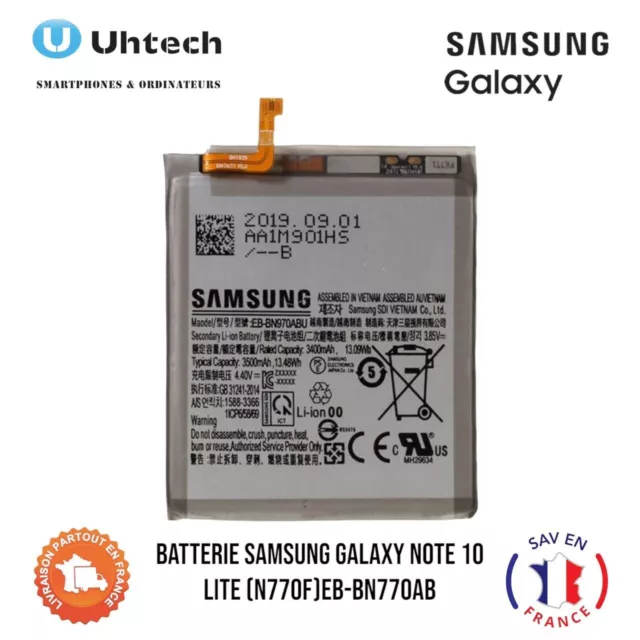 Batterie Samsung Galaxy Note 10 Lite (N770F) EB-BN770AB Origine