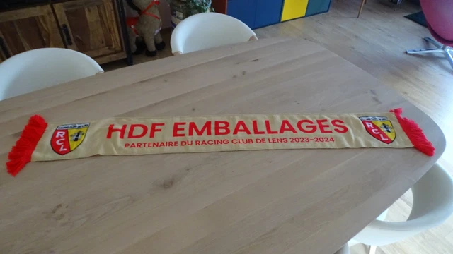 Maillots de foot vintage / rétro - The Football Market - Echarpe de foot rétro RC Lens Ligue