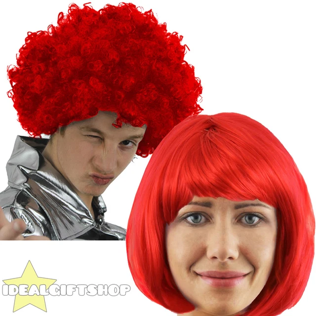 Red bob wigs uk cheap